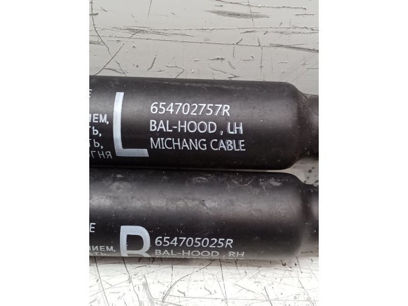 Recambio de amortiguadores capo para renault arkana i (lcm_, ldn_) 1.6 e-tech 145 (ldmu) referencia OEM IAM 654702757R 654705025