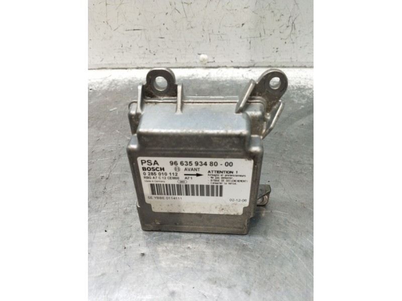 Recambio de centralita airbag para peugeot 207/207+ (wa_, wc_) 1.4 16v referencia OEM IAM 0285010112 966359348000 2006