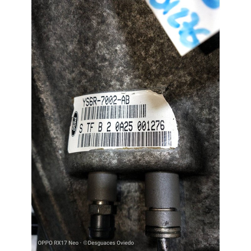 Recambio de caja cambios para ford fiesta berlina (dx) referencia OEM IAM YS6R7002AB  