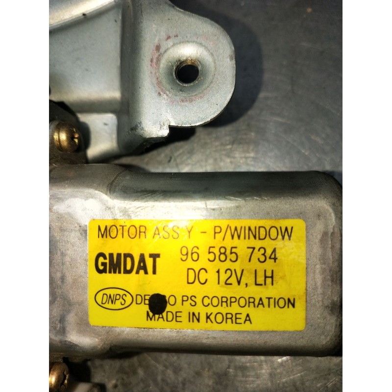 Recambio de elevalunas delantero izquierdo para chevrolet aveo / kalos hatchback (t250, t255) 1.2 referencia OEM IAM 96585734 3P