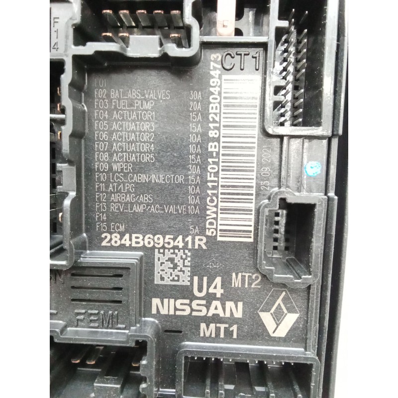 Recambio de caja reles / fusibles para renault arkana i (lcm_, ldn_) 1.6 e-tech 145 (ldmu) referencia OEM IAM 284B69541R 5DWC11F