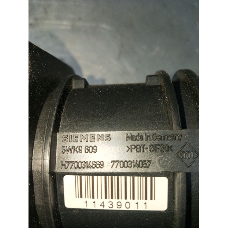 Recambio de caudalimetro para renault laguna ii (bg0/1_) 1.9 dci (bg08, bg0g) referencia OEM IAM 5WK9609 H7700314669 7700314057 