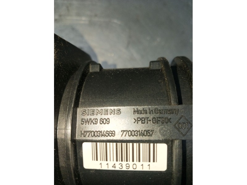 Recambio de caudalimetro para renault laguna ii (bg0/1_) 1.9 dci (bg08, bg0g) referencia OEM IAM 5WK9609 H7700314669 7700314057 