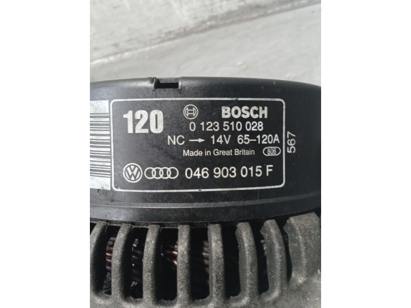 Recambio de alternador para audi a6 c4 (4a2) 2.5 tdi referencia OEM IAM 046903015F 0123510028 120A