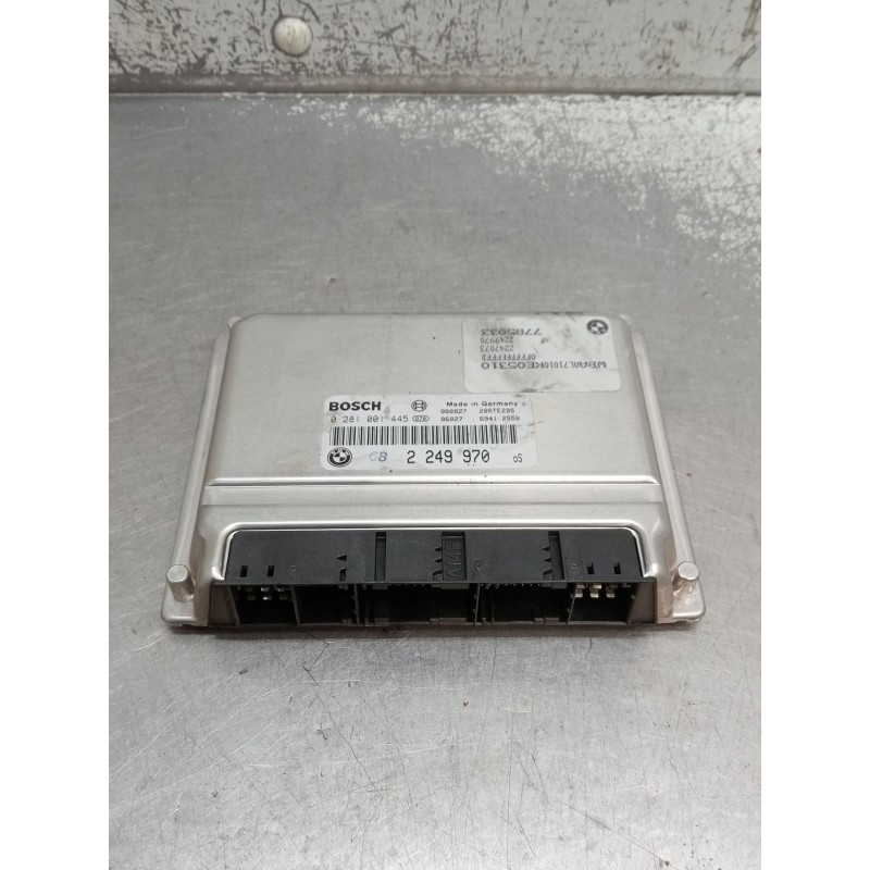 Recambio de centralita motor uce para bmw 3 (e46) 320 d referencia OEM IAM 0281001445 2249970 980827 28RTE295 1998