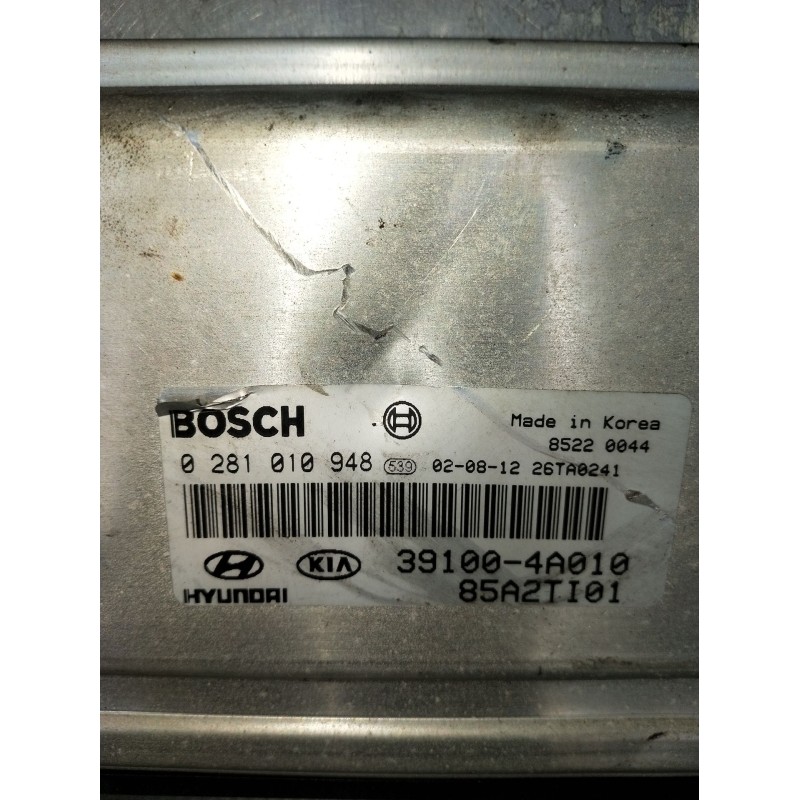 Recambio de centralita motor uce para hyundai h-1 / starex autobús (a1) 2.5 crdi referencia OEM IAM 0281010948 391004A010 85A2TI