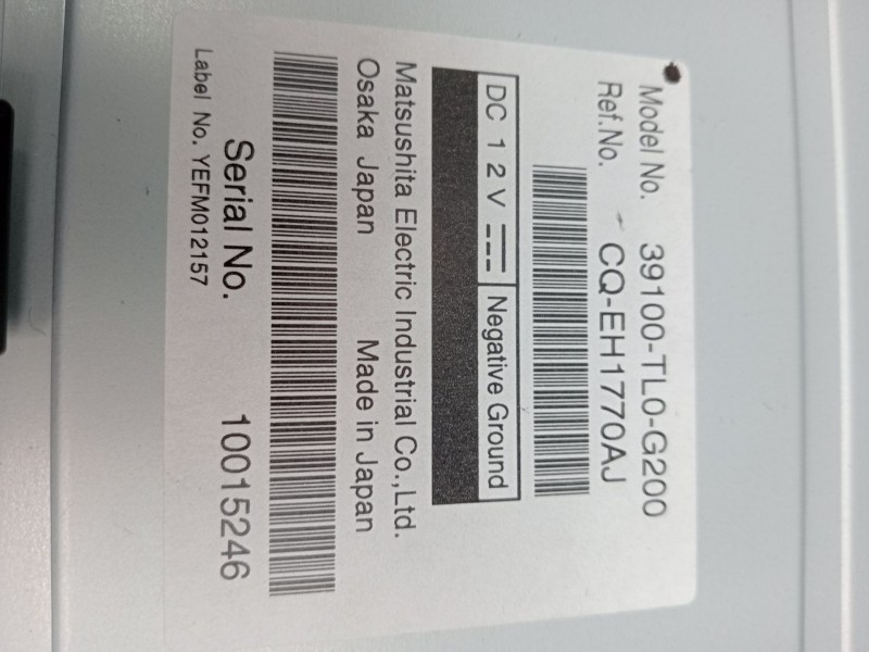 Recambio de sistema audio / radio cd para honda accord viii (cu) 2.2 i-dtec (cu3) referencia OEM IAM 39100TLOG200 10015246 CQEH1