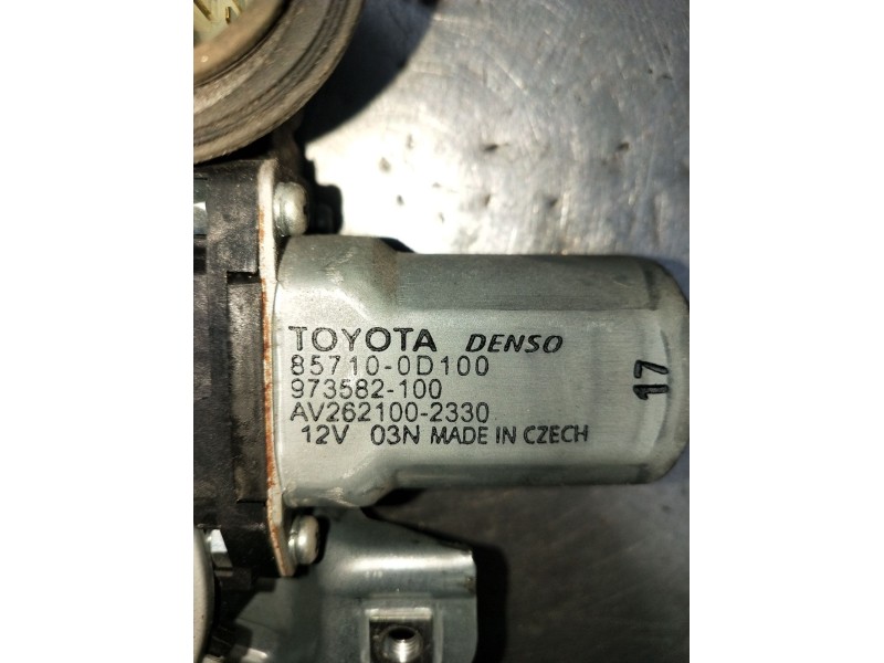 Recambio de elevalunas delantero derecho para toyota yaris (_p9_) 1.0 vvt-i (ksp90_) referencia OEM IAM 857100D100 5P 2005