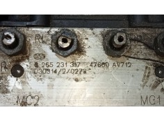 Recambio de abs para nissan primera berlina (p12) referencia OEM IAM 0265231317 47660AV712  2