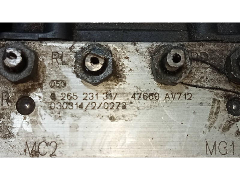 Recambio de abs para nissan primera berlina (p12) referencia OEM IAM 0265231317 47660AV712 