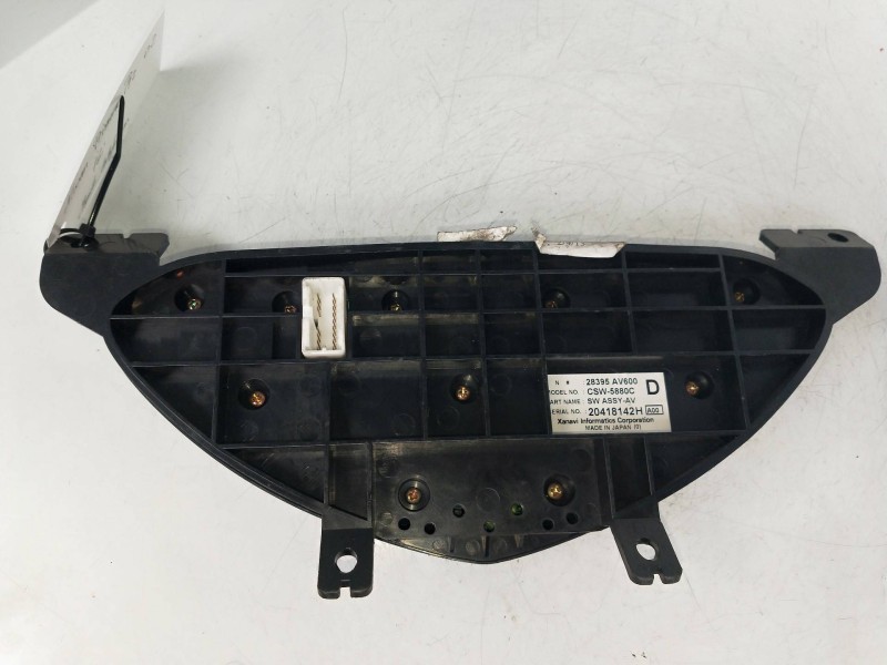 Recambio de mando calefaccion / aire acondicionado para nissan primera berlina (p12) referencia OEM IAM 28395AV600 20418142H 