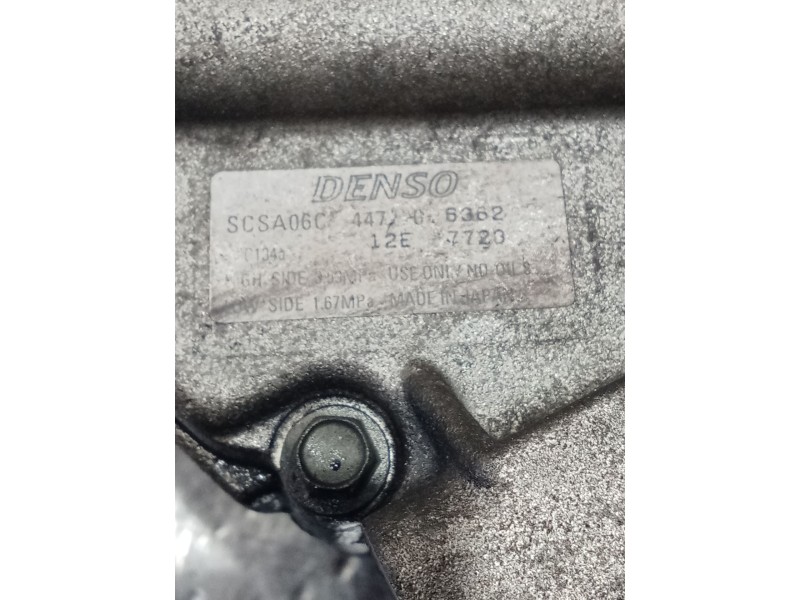 Recambio de compresor aire acondicionado para toyota corolla (_e12_) 1.6 vvt-i (zze121_) referencia OEM IAM 447220 6362 7720 02