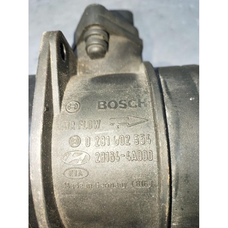Recambio de caudalimetro para hyundai h-1 / starex autobús (a1) 2.5 crdi referencia OEM IAM 0281002554 281644A000 2001