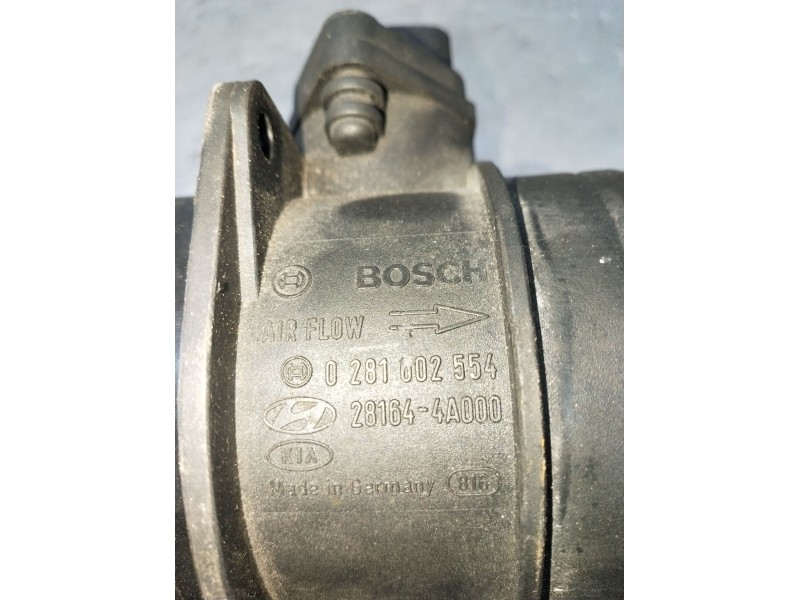 Recambio de caudalimetro para hyundai h-1 / starex autobús (a1) 2.5 crdi referencia OEM IAM 0281002554 281644A000 2001