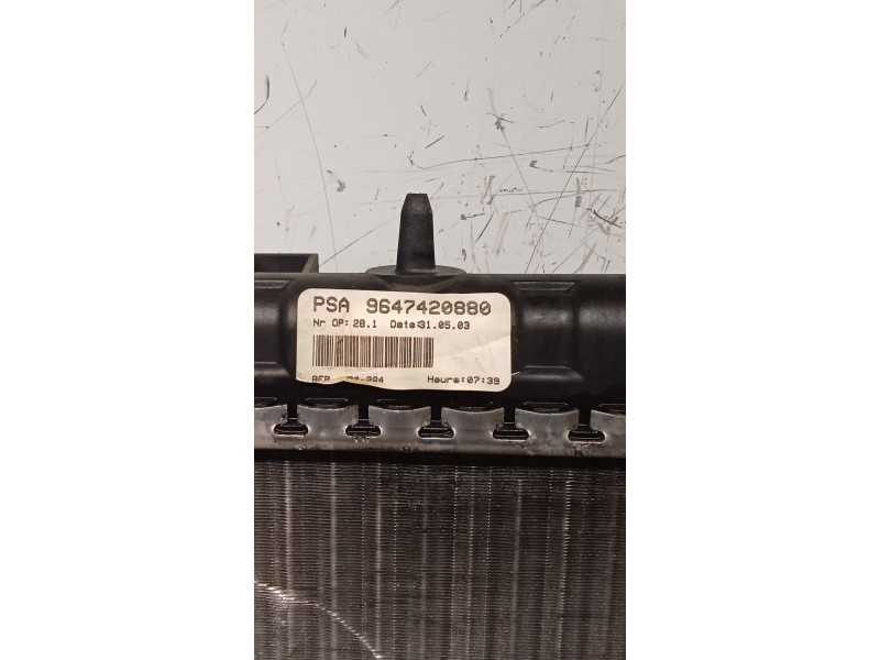 Recambio de radiador agua para peugeot 307 (3a/c) 1.6 16v referencia OEM IAM 9647420880  01