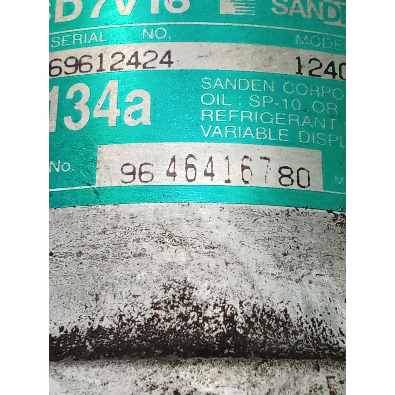 Recambio de compresor aire acondicionado para citroën xsara picasso (n68) 2.0 hdi referencia OEM IAM 9646416780 1240 04