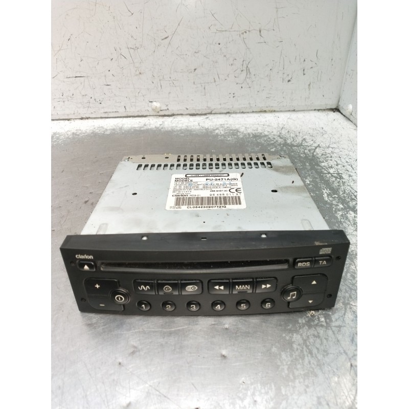 Recambio de sistema audio / radio cd para peugeot 307 (3a/c) 1.6 16v referencia OEM IAM 96488011XT CL054230907731G 2001