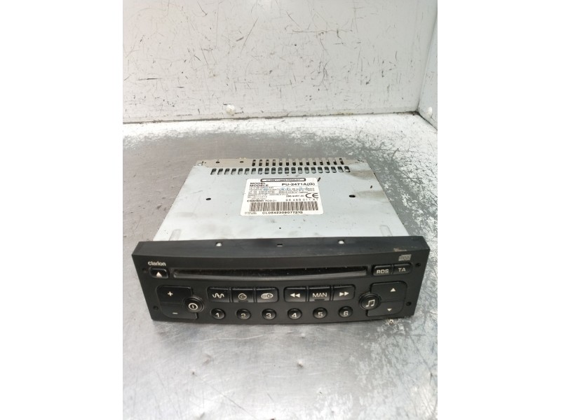 Recambio de sistema audio / radio cd para peugeot 307 (3a/c) 1.6 16v referencia OEM IAM 96488011XT CL054230907731G 2001