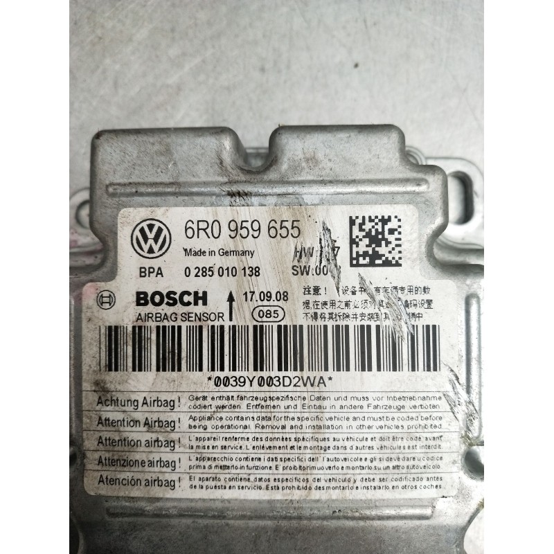 Recambio de kit airbag para seat ibiza iv sc (6j1, 6p5) 1.9 tdi referencia OEM IAM 6R0959655 0285010138  2008