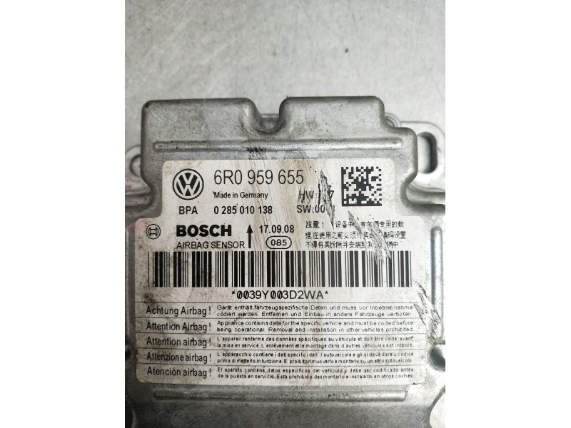 Recambio de kit airbag para seat ibiza iv sc (6j1, 6p5) 1.9 tdi referencia OEM IAM 6R0959655 0285010138  2008