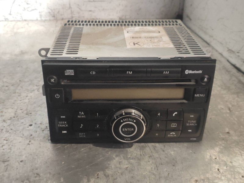 Recambio de sistema audio / radio cd para nissan qashqai (j10) acenta referencia OEM IAM 28185JD00A  