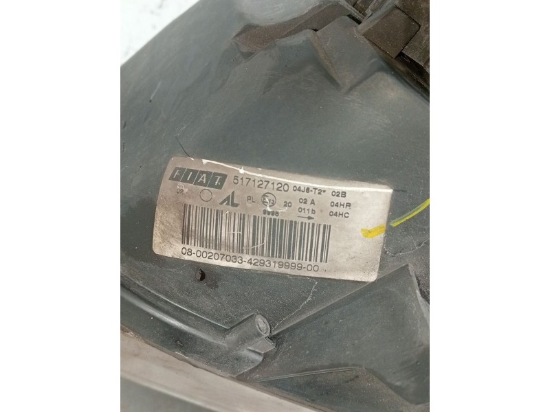 Recambio de faro izquierdo para fiat stilo (192_) 1.4 16v (192axh1b, 192bxh1b) referencia OEM IAM 517127120  2006