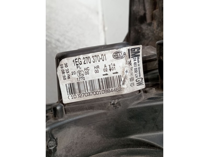 Recambio de faro izquierdo para opel astra h (a04) 1.6 (l48) referencia OEM IAM 1EG27037001 24451032LH 2004