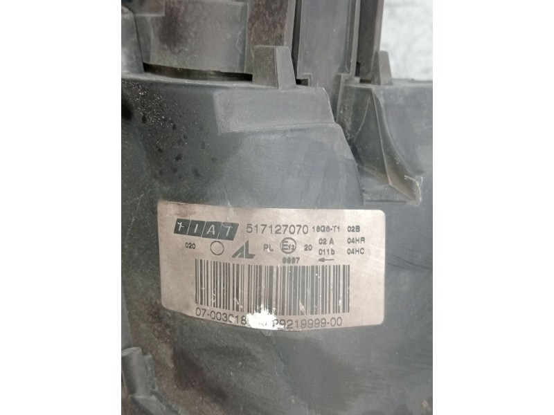 Recambio de faro derecho para fiat stilo (192_) 1.4 16v (192axh1b, 192bxh1b) referencia OEM IAM 517127070  2006