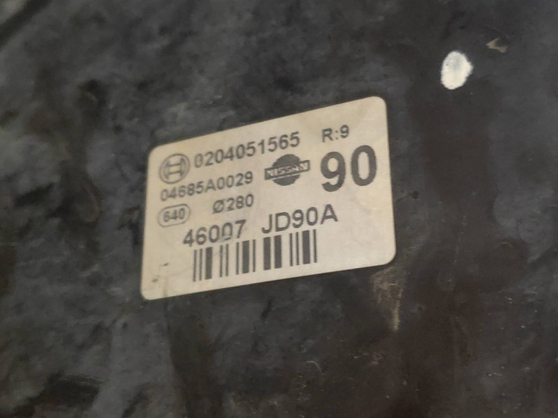Recambio de servofreno para nissan qashqai (j10) acenta referencia OEM IAM 0204051565 04685A0029 47210JD90A