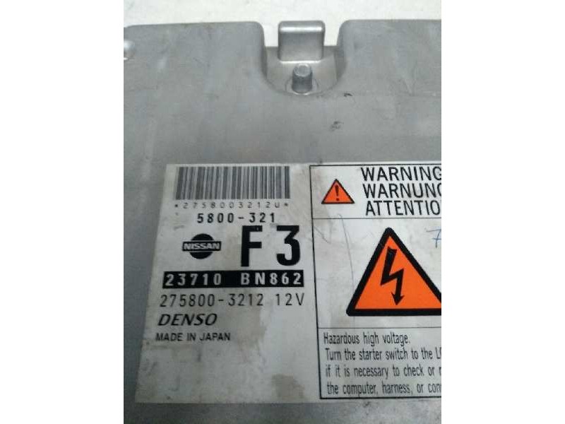 Recambio de centralita motor uce para nissan almera (n16/e) 2.2 dci diesel cat referencia OEM IAM 23710BN862 2758003212 5800321  Recambio de centralita motor uce para nissan almera (n16/e) 2.2 dci diesel cat referencia OEM IAM 23710BN862 2758003212 5800321