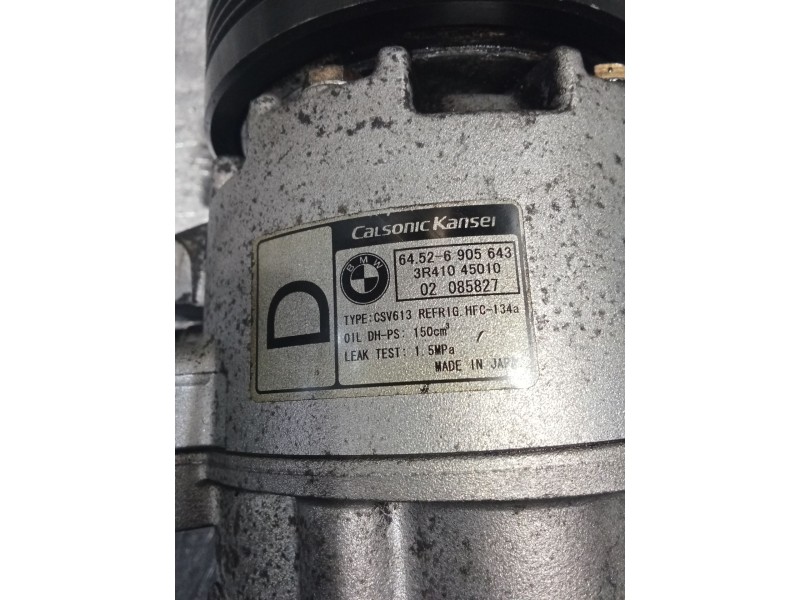 Recambio de compresor aire acondicionado para bmw 3 (e46) 320 d referencia OEM IAM 64528905643 3R4145010 