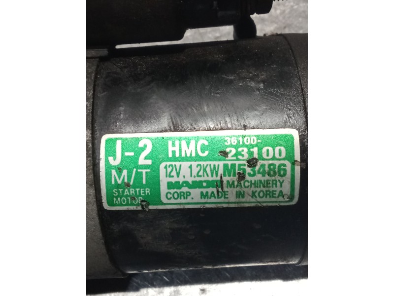 Recambio de motor arranque para hyundai lantra berlina (rd) 1.6 cat referencia OEM IAM   