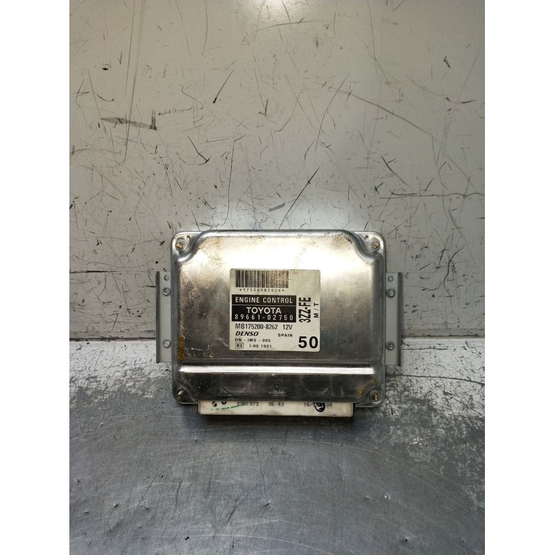 Recambio de centralita motor uce para toyota corolla (_e12_) 1.6 vvt-i (zze121_) referencia OEM IAM 8966202750 MB1752008262 2002