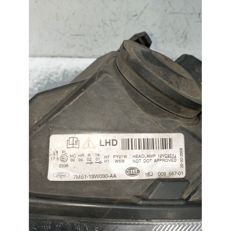 Recambio de faro izquierdo para ford c-max (dm2) 1.6 tdci referencia OEM IAM 7M5113W030AA 1EJ00958701 2007