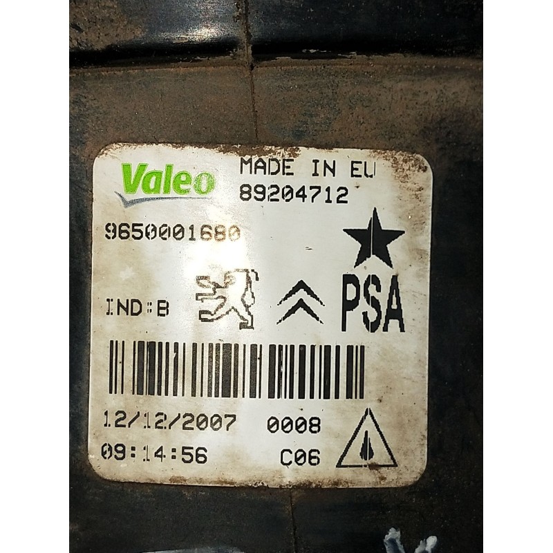 Recambio de faro antiniebla izquierdo para citroën c4 i (lc_) 1.6 hdi referencia OEM IAM 9650001680 89204712 2006