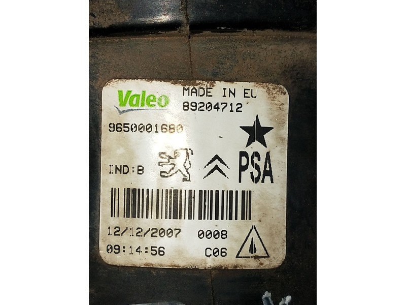 Recambio de faro antiniebla izquierdo para citroën c4 i (lc_) 1.6 hdi referencia OEM IAM 9650001680 89204712 2006