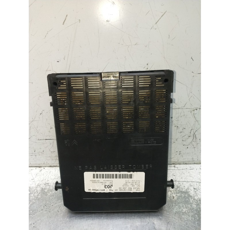 Recambio de caja reles / fusibles para peugeot 307 (3a/c) 1.6 16v referencia OEM IAM 9651196880 BSIJ0300 2001