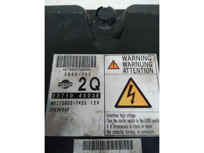 Recambio de centralita motor uce para nissan navara pick-up (d40m) 2.5 dci diesel cat referencia OEM IAM 237104X03E MB2758007455