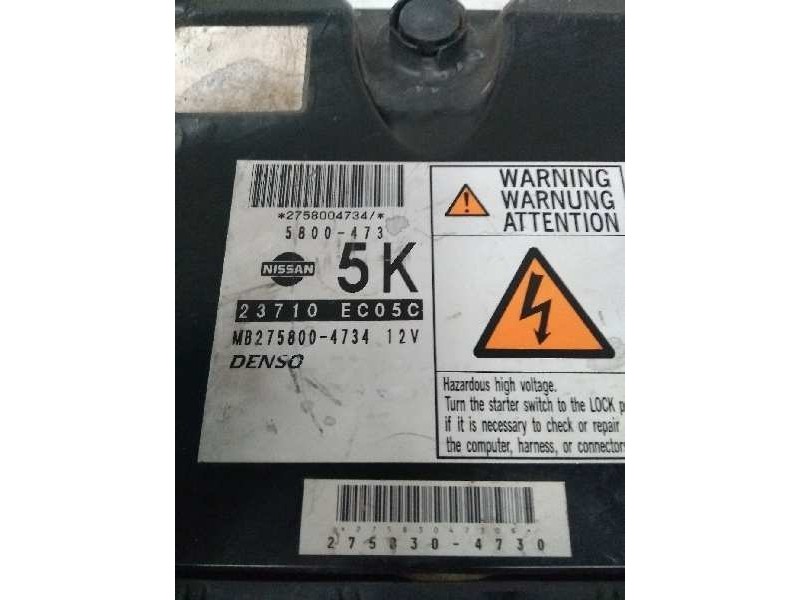 Recambio de centralita motor uce para nissan pathfinder (r51) 2.5 dci xe referencia OEM IAM 23710EC05C MB2758004734 5800473 5K