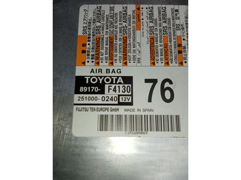 Recambio de kit airbag para toyota c-hr (_x1_) 1.8 hybrid (zyx10_, zyx11_) referencia OEM IAM   