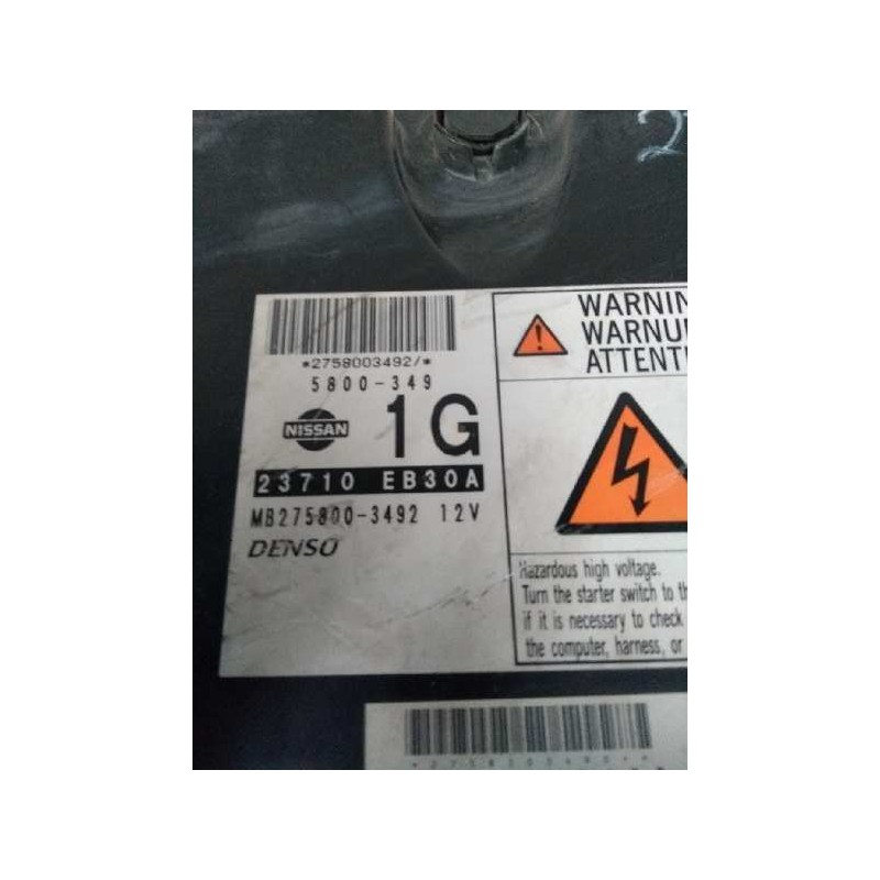 Recambio de centralita motor uce para nissan pathfinder (r51) 2.5 dci diesel cat referencia OEM IAM 23710EB30A MB2758003492 5800