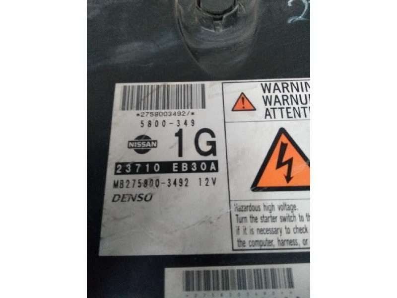 Recambio de centralita motor uce para nissan pathfinder (r51) 2.5 dci diesel cat referencia OEM IAM 23710EB30A MB2758003492 5800