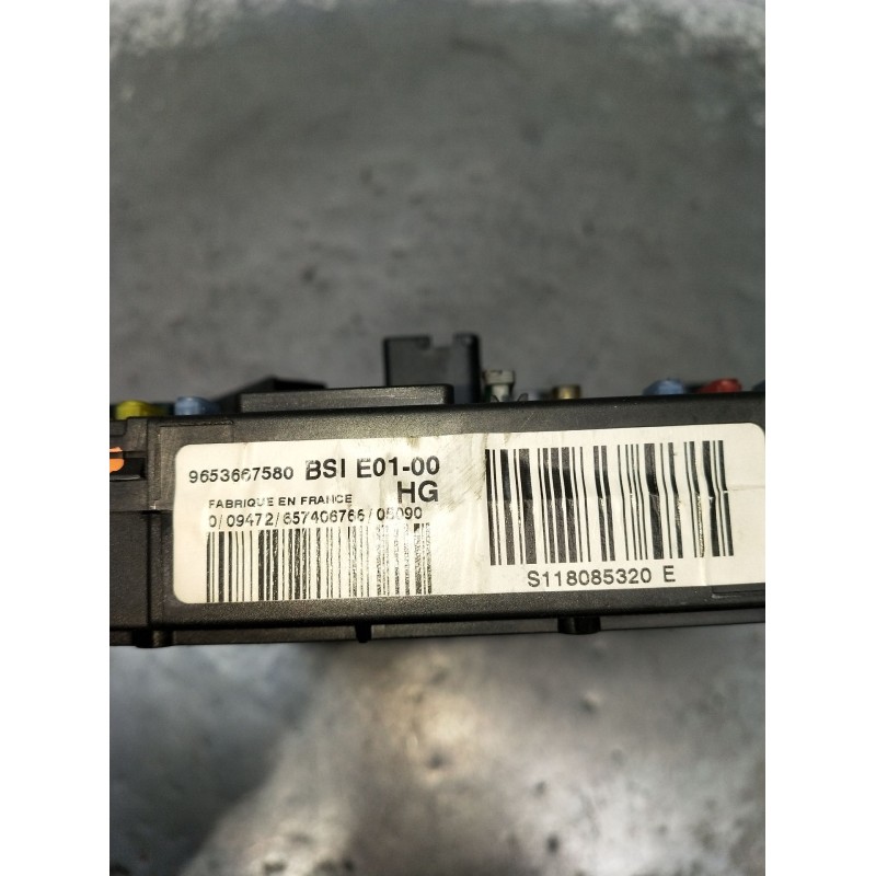 Recambio de caja reles / fusibles para citroën xsara picasso (n68) 2.0 hdi referencia OEM IAM 9653667580 BSIE0100 2004