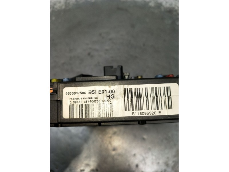 Recambio de caja reles / fusibles para citroën xsara picasso (n68) 2.0 hdi referencia OEM IAM 9653667580 BSIE0100 2004