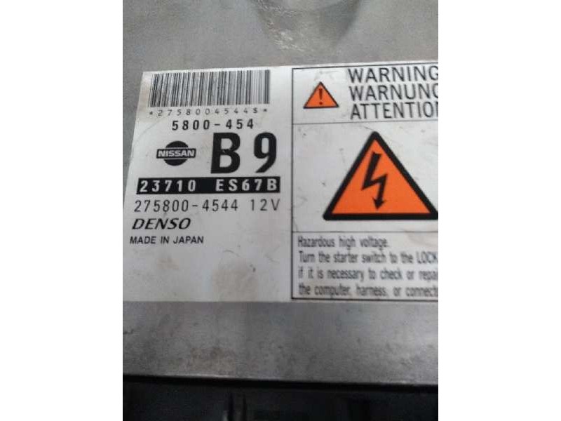 Recambio de centralita motor uce para nissan x-trail (t30) 2.2 dci diesel cat referencia OEM IAM 23710ES67B 2758004544 5800454 B
