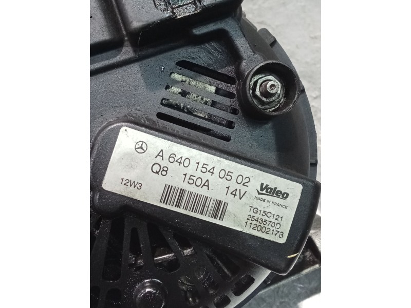 Recambio de alternador para mercedes-benz clase a (w169) a 180 cdi (169.007, 169.307) referencia OEM IAM A6401540502 2543570D 04