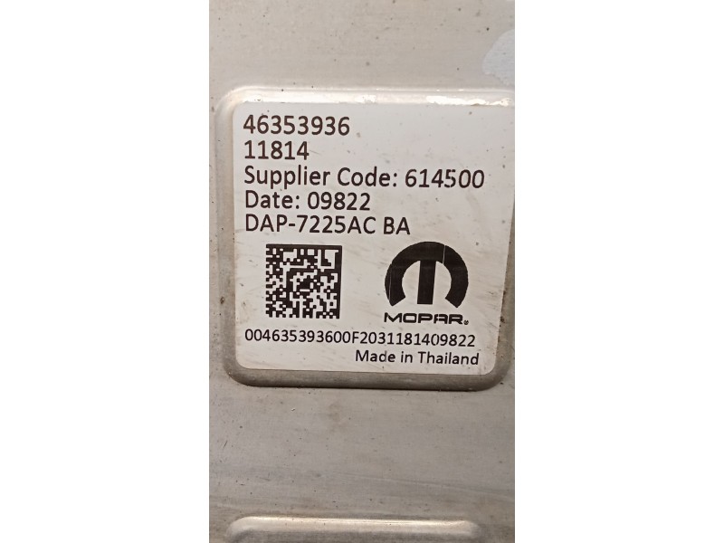 Recambio de bateria para jeep renegade referencia OEM IAM 004635393600 46353936 21