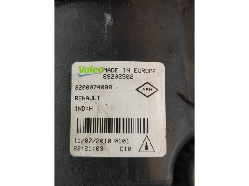 Recambio de faro antiniebla izquierdo para renault scenic iii authentique referencia OEM IAM 89202502 8200074008 