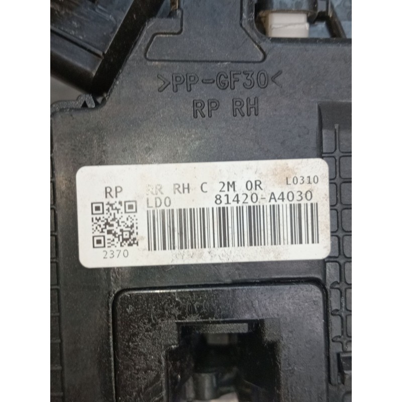 Recambio de motor cierre centralizado trasero derecho para kia carens iv 1.7 crdi referencia OEM IAM 81420A4030  2013 5P