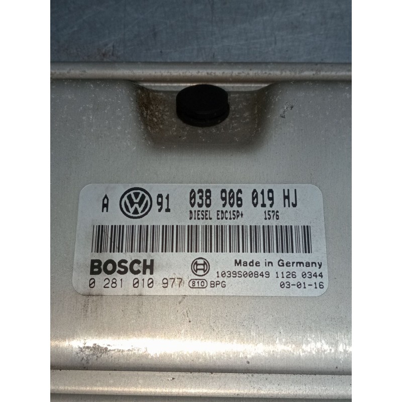 Recambio de centralita motor uce para volkswagen golf iv (1j1) 1.9 tdi referencia OEM IAM 0281010977 038906019HJ 1039S00849 1998